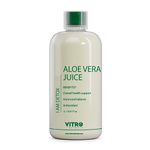 Vitro Aloe Vera Juice 1L | Supports Skin Glow, Digestion & Weight Management | Traditional Recipe for Constipation & Immunity | No Added Sugar