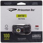 Princeton Tec Byte Tactical Headlamp (200 Lumens, Black),BYT-TAC-BK