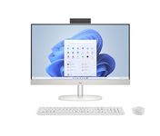 HP All-in-One 24, 13th Gen Intel Core i5-1335U,23.8inch(60.5 cm),FHD,Anti-Glare,8 GB DDR4,512GB M.2 SSD, 510SP White Wireess Keyboard and Mouse Combo,Windows 11,Shell White,5.27kg,24-cr0051in