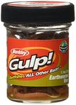 Berkley GEW-BR-X Gulp Earthworm, Brown, 4-Inch