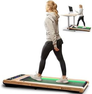 Sportstech Laufband für Zuhause, Walking Pad, 1-8km/h, Under Desk Treadmill, 11,5% Steigung, Ultra-leise, inklusive App Mitgliedschaft, 120 kg belastbar, kompakt, LCD Display, Homeoffice, sWalk