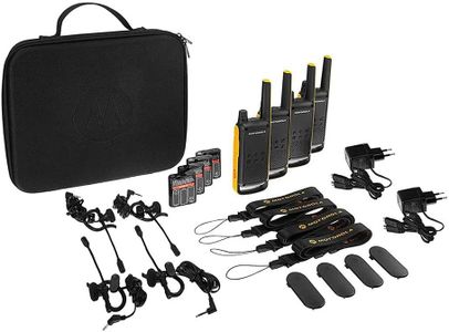 Motorola T82 Extreme Walkie Talkie Set – 4-Pack, Long Range