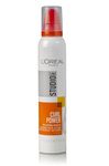 L'Oreal Paris Studio Line Curl Power Volume 6 Mousse 200 ml Hair Styling Foam for Defined Shiny Curls with Long Lasting Hold Lightweight Non Sticky Formula for Curly Hair