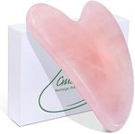 BAIMEI Gua Sha Facial Tool for Self Care, Massage Tool for Face and Body Treatment, Relieve Tensions and Reduce Redness, Skin Care Tools for Men Women - Rose Quartz