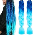 (2 Pack) 24"Ombre Jumbo Braiding Ha