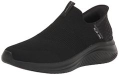 Skechers Men's Ultra Flex 3.0 Smooth Step Slip-in Loafer, Black, 5.5 UK