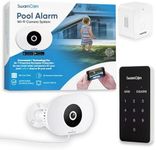 SwamCam Wi-Fi Pool Alarm Camera – ASTM F2208 Certified – Smart Pool Safety System for Inground & Above Ground Pools – Real-Time Alerts & Remote Viewing via App with Integrated Wi-Fi