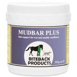 Biteback Products Mudbar Plus Horse Cream - Antibacterial Cream with Silver, Barrier for Muddy & Wet Skin, Benzyl Benzoate, Antiseptic, Water-Resistant Skin Care - 500g