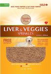 Sprinkles & Paws Liver and Veggies Dog Food Topper | Made in Canada in Healthy Powder Form | Beef Liver Powder for Dogs | Helps with Eating, Add to Food as Meal Mixer or Treat