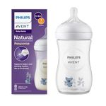 AVENT Philips Natural Response Baby Bottle - 260ml Baby Milk Bottle, BPA Free for Babies 1 Month+, Koala Pattern (Model SCY903/67)