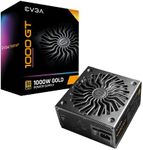 EVGA 1000 GT, 80 Plus Gold 1000W, Fully Modular, Eco Mode with FDB Fan, 100% Japanese Capacitors, 10 Year Warranty, Includes Power ON Self Tester, Compact 150mm Size, Power Supply 220-GT-1000-X1