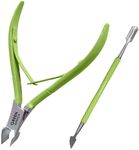 Cuticle Trimmer with Cuticle Pusher