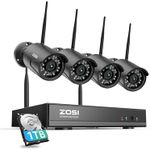 ZOSI Wireless Home Security Camera 