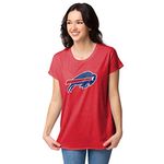 FOCO Women's NFL Team Logo Ladies Fashion Tunic Top Shirt