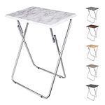 SG Traders Small Folding Table for Room, Outdoor Tables Computer Table Tea Coffee Table, Light Weight Camping Table use as Dining Table, Garden Foldable Table, TV Table for Living Room 48x38x66cm