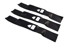 3 x 46 cm mulching blade set for Stiga Park 125 Combi 1134-9125-01 ride-on mower