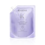 Kérastase Blond Absolu, Hydrating Illuminating Shampoo, For Lightened, Highlighted and Grey Hair, With Hyaluronic Acid & Edelweiss Flower, Bain Lumiere, 500ml Refill