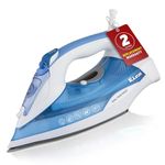 Rico 2200 Watts Japanese Technology Steam Iron with Spray | No Burn Guaranteed | Press Iron Clothing with 2 Ways Auto Shut-Off | 2 Year Replacement Warranty SI2111