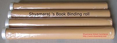 Shyamaraj SemiTransparent Book Binding Roll - Pack of 4 (BROWN)