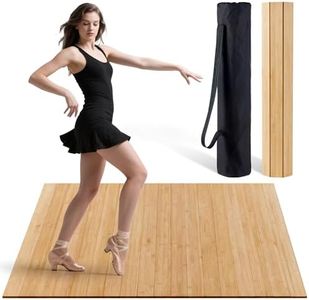 Tristcily Tap Dance Floor -47.8 x 38.5 Inch Portable Dance Floor for Any Surface with Storage Bag, Solid Dance Floor Mat for Flamenco Dancing, Cushioned Base Mat Perfect for Home, Studio & Events