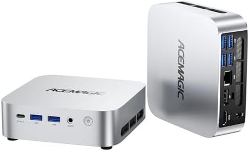 ACEMAGIC Vista V1 Mini PC 11 Pro, Ιntel Alder Lake N97(Beat N100/N200,up to 3.60GHz), 16GB DDR4 1TB SSD Mini Office Desktop PC, Support 4K@60Hz Display/5G WiFi/Bluetooth/USB3.2