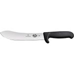 Victorinox GL276 Fibrox Safety Grip Butchers Knife, 20 cm