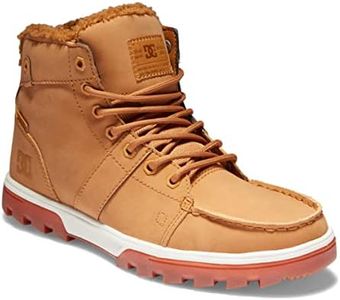 DC Shoes Men's Woodland Boat Shoes, Wheat Dk Chocolate, 44 EU
