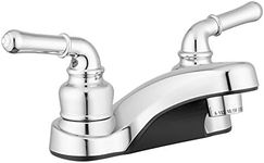 Pacific Bay Lynden Bathroom Sink Faucet - Metallic Plating Over Lightweight ABS Plastic (Chrome)