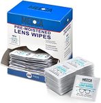 Premoistened Lens and Glass Cleaning Wipes - Portable Travel Cleaner for Glasses Camera Cell Phone Smartphone and Tablet - Disposable Quick Drying Streak Free - Individually Wrapped Pack of 200