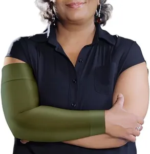 KEMFORD Arm Sleeves for Men and Women – 8 mmHg Light Compression – 1 Pair – Sun Protection – Cooling UPF 50 Compression – Basketball Running