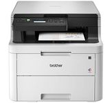 Brother HLL3290CDW Wireless Color Printer with Scanner & Copier, Standard, White