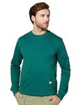 Amazon Brand - Symbol Men's Regular Cotton Blend Crew Neck Sweatshirt(SY-A22-SW-16_Post Green_2XL_Post Green_2XL)