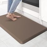 LifeKrafts New Anti Fatigue Floor Mat Thick Perfect Kitchen Mat, Standing Desk Mat. Comfort at Home, Office, Garage 52x100x1.8 cms (Dark Brown)