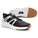 Unsquashable Tour-TEC PRO Squash Shoes – Designed & Tested Specifically for The Game of Squash – The World’s Most Technically Advanced Specialist Squash Shoe, Black/White, 8.5