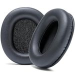 WC PadZ M50X - Upgraded Earpads for Audio Technica M50X / M40X / M30X and More ATH Headphone Models, by Wicked Cushions | Thick and Soft Earpads for Longer Listening | Black