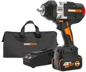WORX Nitro 20V Brushless High Torque 1/2" Cordless Impact Wrench 1400 FT/LBS, Battery Impact Wrench with Constant Torque System, Compact Impact Wrench with Auto Mode – Battery & Charger Included