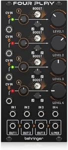 Behringer FOUR PLAY Quad Voltage Controlled Amplifiers and Mixer Module for Eurorack