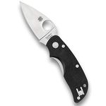 Spyderco CatG-10 Plain Edge Knife, Black