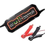 SCYDAO Smart Car Battery Charger 12V/6V 5A Portable Battery Maintainer And Trickle Charger for Car, Motorcycle, Lawn Mower, Scooter, SUV, ATV Lead-Acid Battery