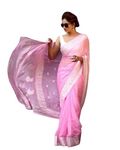 C J Enterprise Women's Banarasi Pure Kanjivaram Silk Saree Cotton Saree for Wedding Soft Design Wear Pattu Sarees Latest Sari With Blouse Piece sadi new ladies Party 2024 2023 under 500 (Fatima Pink)