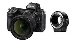 Nikon Z6 + NIKKOR Z Kit 14-30 F/4S + FTZ Full Frame Mirrorless Adapter, CMOS FX 24.5 MP, Integrated VR, OLED Quad VGA Viewfinder, 4K, WiFi, BT, LCD Touch Tilt, [Nital Card: 4 Year Warranty].