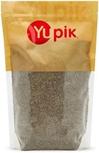 Yupik Chia Seed Powder, 1 kg, GMO-Free, Kosher, Vegan, Made from Finely Ground Raw Chia Seeds, Salt-Free, Oil-Free, Rich in Fiber, Source of Omega-3, Ideal for Baking, Smoothies & Oatmeal