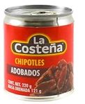 La Costena Chipotles Peppers in Adobo Sauce 220g (Pack of 1)