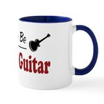 CafePress Rather Be Playing Guitar Mug 11 oz (325 ml) Ceramic Coffee Mug