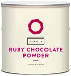 Simply Ruby Chocolate Powder, Hot Chocolate Powder for Smooth & Creamy Hot Chocolate, Suitable for Vegetarians (1kg)