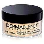 Dermablend Illuminating Banana Powder, Loose Setting Powder Makeup for Brightening and a Long, Lasting Luminous Finish, up to 16hr Wear, 18g, 2022 ELLE Beauty Grand Prix Winner.