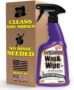 Wag & Wipe Pet Stain Remover - Easy to Use Pet Cleaner - Effectively Removes Floor Stain - No Enzyme Stain Remover - Cat and Dog Cleaning Products - 24 oz