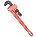 Pipe Wrench SENRISE 6" Stilsons Type Plumbing Wrench Heavy Duty Adjustable Shifting Monkey Spanner Tool for DIY Repairing and Plumbing (Maximum Clamping: 27mm)