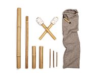 BAMBOOCOLIC Bamboo Massage Kit – Ideal for Professional Face and Body Massage, Bamboo Canes Untreated Chemically, Antibacterial and Antioxidant Properties (Massage Kit, 9 Sticks)