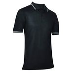 CHAMPRO Baseball/Softball Umpire Polo Shirt - Polyester, Adult X-Large, Black